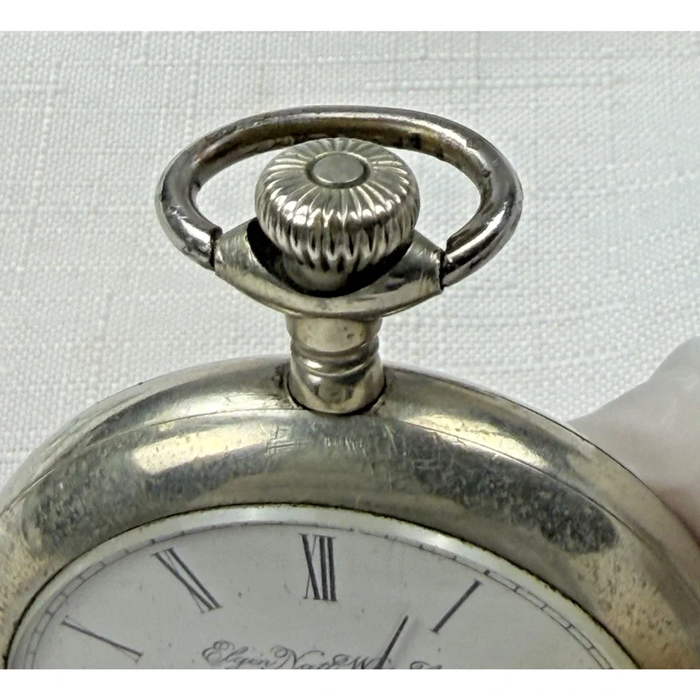 VINTAGE 7 Jewels, 18s ELGIN POCKET WATCH GRADE 73 - Not Running - FROM 1898